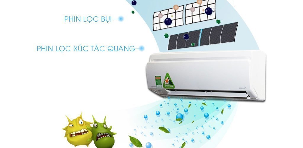 Máy lạnh Daikin Inverter 1 HP FTKS25GVMV kháng khuẩn hiệu quả